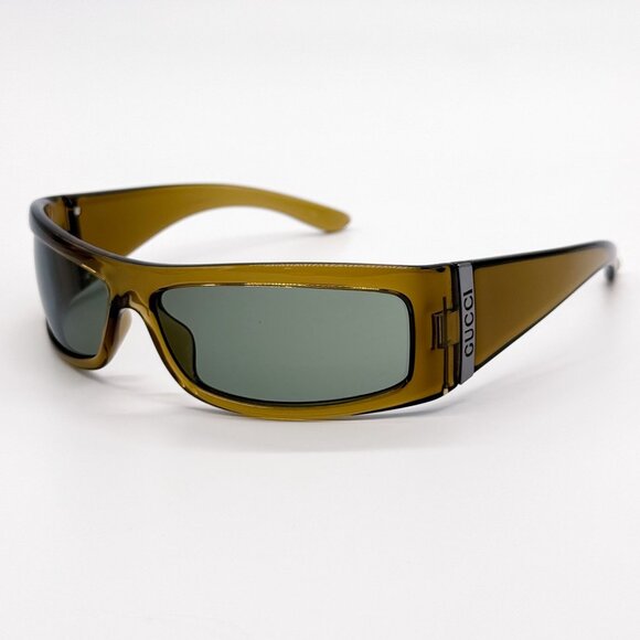 NEW GUCCI SUNGLASSES GG1492S 003 BROWN/GREEN UNISEX EYEWEAR main image 7